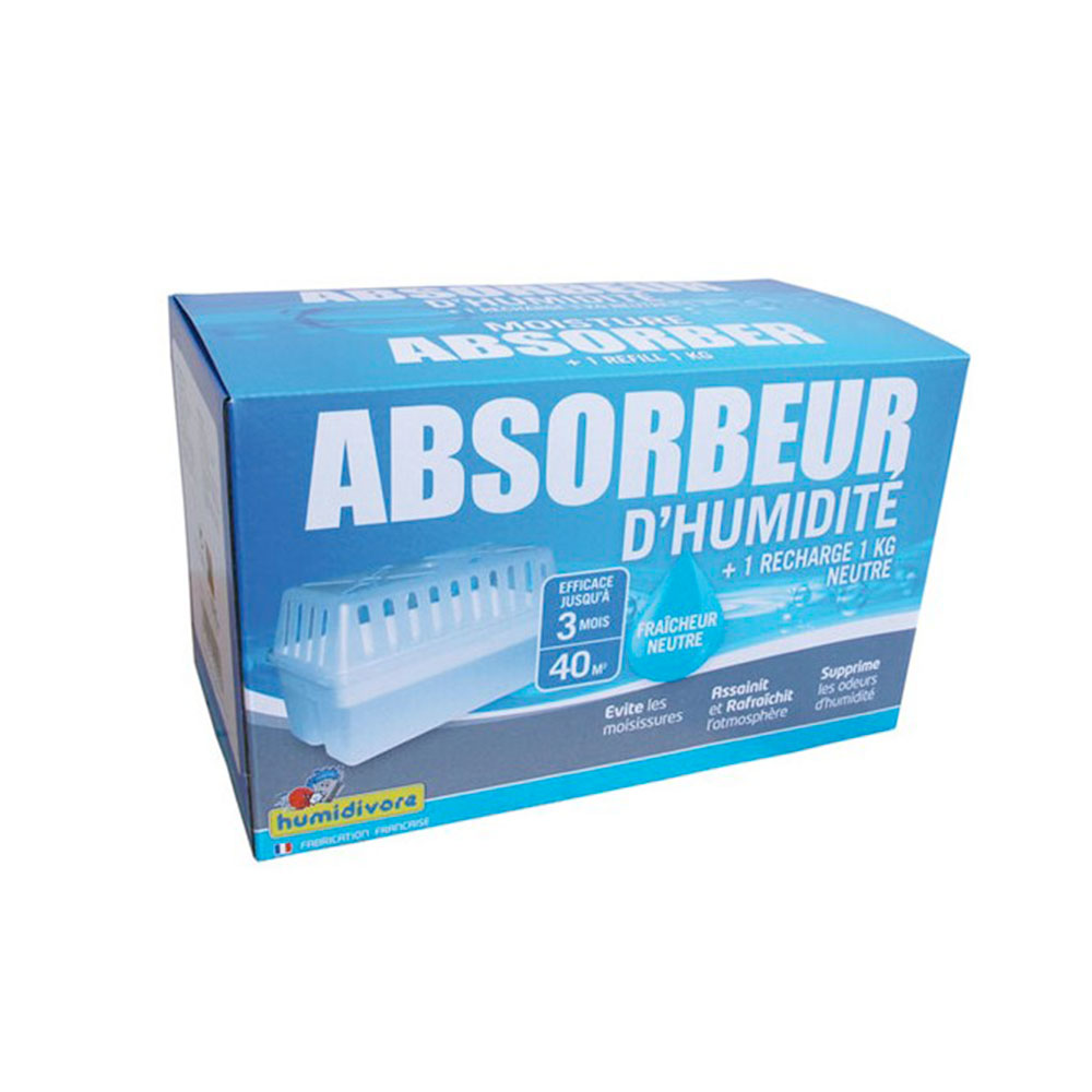 2 x absorbeurs d'humidité / extracteurs d'humidité - 1800 ml - Absorbeur d' humidité 