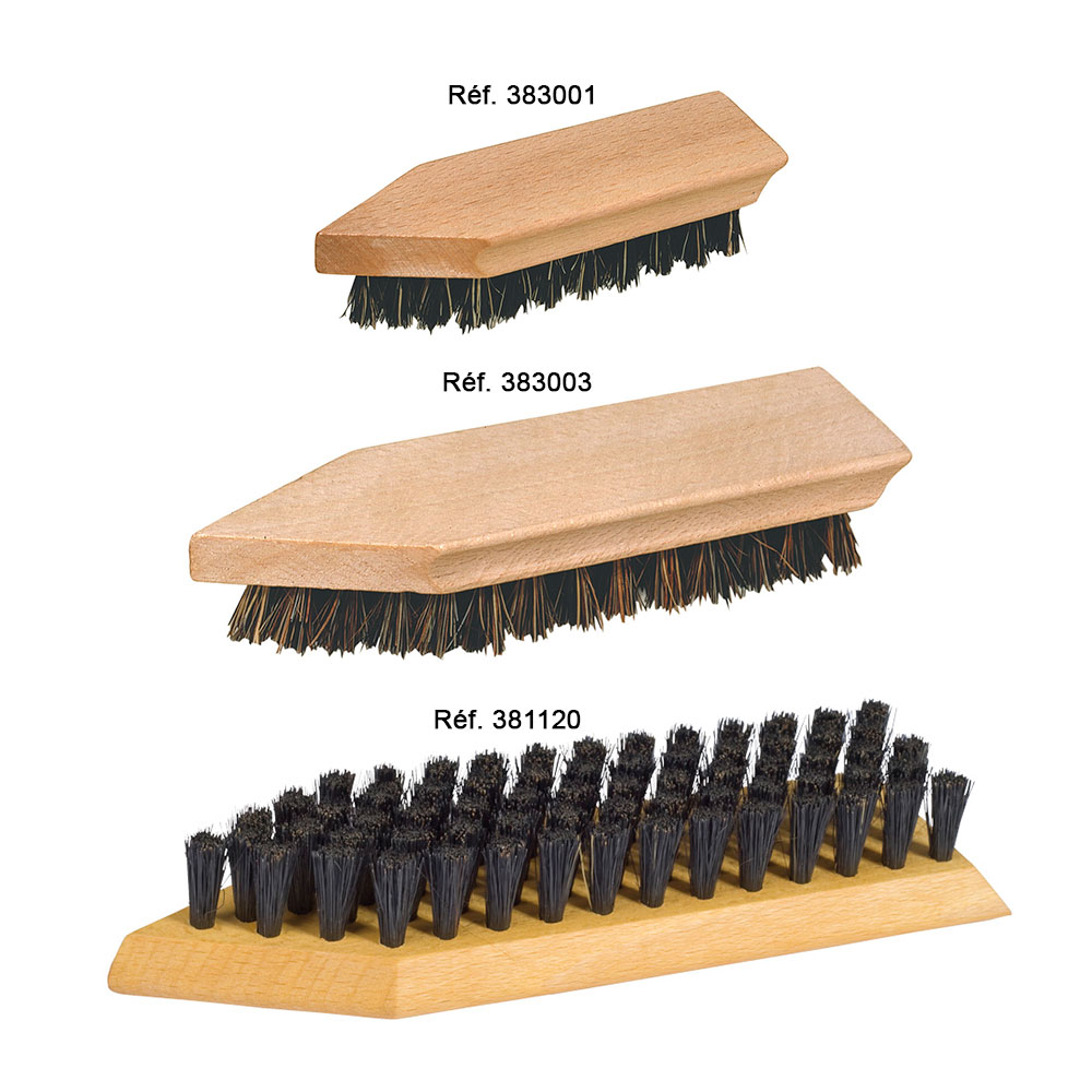 Kit d'entretien brillant de chaussures, brosse de nettoyage de bottes polies avec sac en tissu 6