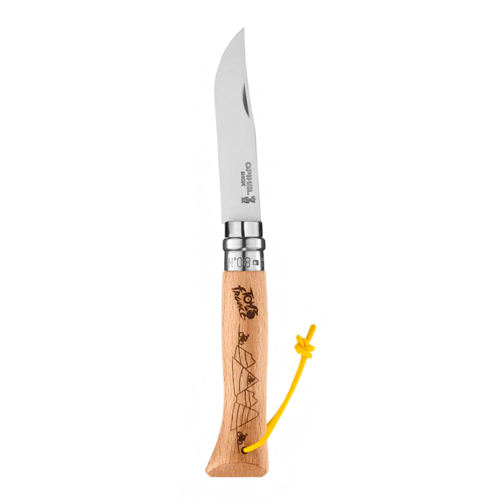 couteaux pliants opinel - op001550 - opinel - n°7 buis gravÉ empreintes