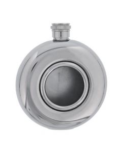 Flasque Ronde 150ml Inox & Verre