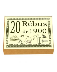 Jeu de 20 Rébus de 1900