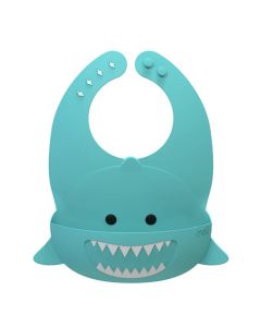 Bavoir en Silicone Requin Melii