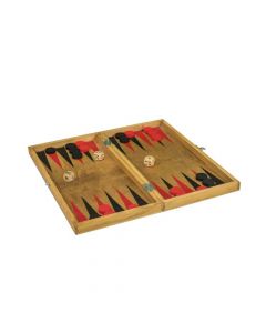 Jeu de Backgammon en Bois Vintage Professor Puzzle