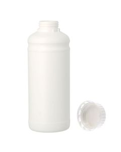 Bidon PEHD Blanc 1L + Bouchon