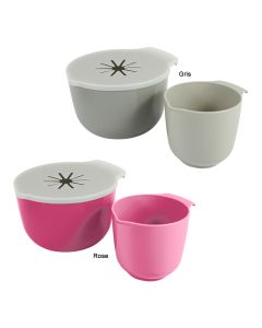 Bol Mélangeur Anti Eclaboussures x2