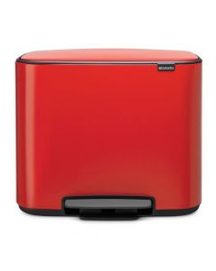 Poubelle à Pédale Bo 36L Rouge Passion de Brabantia