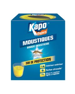 Bougie Citronnelle Anti-Moustiques Boite Kapo