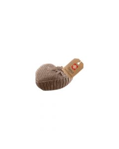 Bougie Coeur Tricots Beige Bougies La Francaise