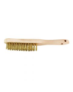 Brosse Manche en Acier Laitonné RBN