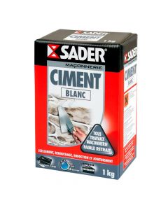 Ciment Blanc 1kg Sader