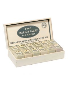 Coffret de 23 Savons Parfumés 150g Marius Fabre