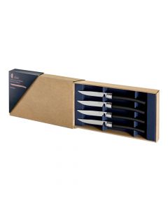 Coffret 4 Couteaux de Table en Ebène Opinel