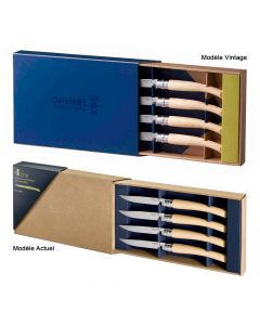 Coffret 4 Couteaux de Table en Frêne Opinel