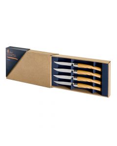 Coffret 4 Couteaux de Table en Olivier Opinel