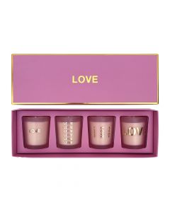 Coffret de 4 Bougies Love Opjet