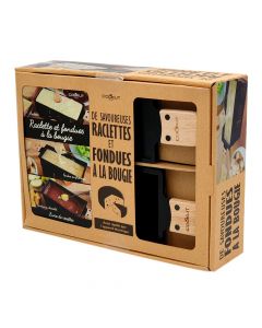 Coffret Raclette et Fondue à la Bougie Cookut