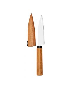 Couteau à Fruits Avec Fourreau Bois 12cm Kaï