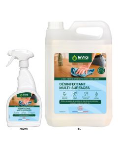Nettoyant Désinfectant Multi-Surfaces Le Vrai