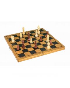 Jeu d'Echecs en Bois Vintage