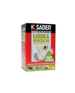 Enduit Lisse & Rebouche Universel 1kg Sader