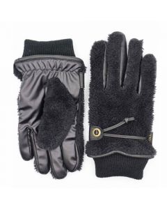 Gants en Maille & Cuir Modèle Explorer Black de Evolg