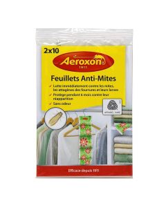 Feuillets Anti-Mites 2x10 Aeroxon
