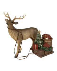 Statue Cerf Clayre & Eef