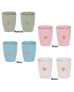Set de 2 Gobelets Coeur Opjet
