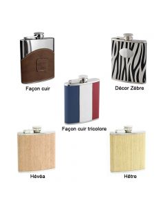 Flasque en Inox Gainée 180ml