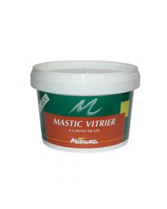 Mastic de Vitrier à l'Huile de Lin 500g Mieuxa