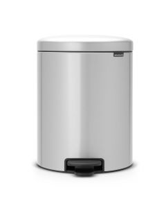 Poubelle à Pédale NewIcon 5L Metallic Grey de Brabantia