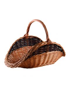 Panier à Bois Ovale en Osier Aubry Gaspard