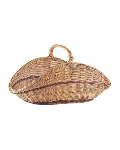 Panier à Bois Ovale en Osier Buff Aubry Gaspard