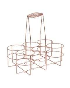 Panier à Bouteilles en Métal Cuivré Aubry Gaspard