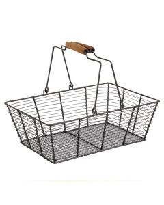 Panier en Métal à Anses Mobiles