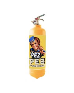 Extincteur Poudre 1kg Pez Jaune Fire Design