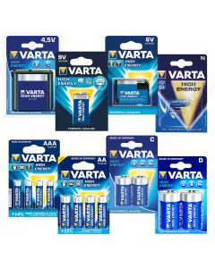 Piles Alcalines High Energy Varta