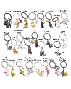 Porte-Clés Animaux Metalmorphose
