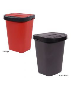 Poubelle de Cuisine City Push 40L EDA Plastiques