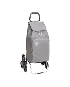 Poussette de Marché Isotherme Gris Chiné Sidebag