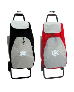 BUGGY Poussette de marché Chariot de courses 6 roues SIDEBAG Gris