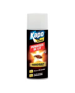 Punaises de Lit Aérosol Foudroyant 400ml Kapo