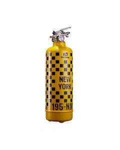 Extincteur Poudre 1kg Rallye New York Jaune Fire Design