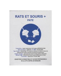 Rats & Souris + Pâte Boite 150g Occi