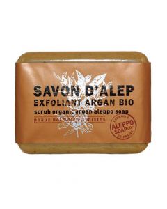 Savon d'Alep Exfoliant à l'Argan Bio 100g Aleppo Soap