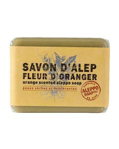 Savon d'Alep à la Fleur d'Oranger 100g Aleppo Soap