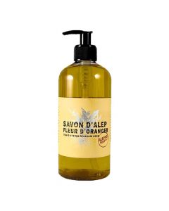 Savon d'Alep Liquide Fleur d'Oranger 500ml Aleppo Soap