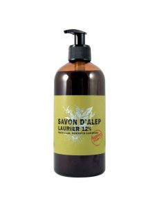 Savon d'Alep Liquide Laurier 12% 500ml Aleppo Soap