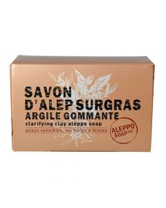 Savon d'Alep Surgras à l'Argile Gommante 150g Aleppo Soap