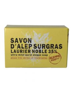 Savon d'Alep Surgras au Laurier Noble 35% 150g Aleppo Soap